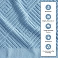 thumbnail image 2 of Simpli-Magic 100% Organic Cotton Luxury Bathroom Towel Set for Hotel & Spa, 8-Piece, Blue, 2 of 4