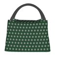 thumbnail image 1 of Fotbe Green Buffalo Plaid Merry Christmas Bolsa Térmica Portátil con Estampado, Bolsa de Entrega de Alimentos Aislada, Bolsa Reutilizable de Gran Capacidad para Comidas y Supermercado, 1 of 6