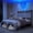 Gray, variant on SIBEDS Bed Frame with Storage Drawers and Galaxy Star Projector PU Upholstered White Headboard, Queen