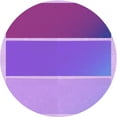 thumbnail image 1 of Ahgly Company Machine Washable Indoor Round Transitional Bright Lilac Purple Area Rugs, 3' Round, 1 of 7