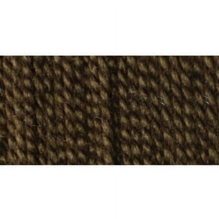 Spinrite Handicrafter Crochet Thread, Size 5, Solids, Dark Mocha Multi-Colored