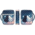 thumbnail image 2 of Xixirimido Cute Cats Clouds Starry Night Print Bible Cover Case with Bookmarks Large Bible Bag Bible Study Supplies Accessories Quilted Bible Carrying Cases with Handle Christian Gift, 2 of 7