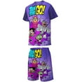 thumbnail image 2 of Teen Titans Go Kids Short Sleeve T-Shirt And Shorts Outfit Set Athletic Mesh Shorts Set for Boys, 2 of 7