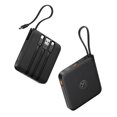 thumbnail image 1 of VRURC Portable Charger with Built-in Cable, 10000mAh 22.5W Fast Charging USB C Battery Pack, Cell Phone Power Bank LED Display for iPhone 15 14 Samsung Galaxy S23 Google Pixel Android Tablet, Black, 1 of 5