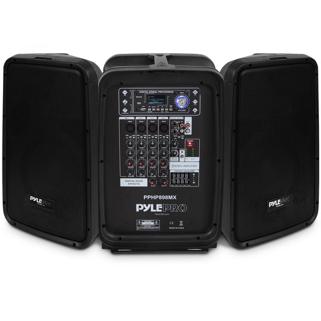 Kit amplificador de altavoces PA Pyle de 600 W y 8 canales con subwoofer