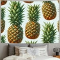 thumbnail image 2 of GOSMITH Wall Art Pineapple Print Tassel Colorful Tapestry Painting, 2 of 6