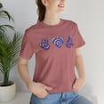 thumbnail image 2 of Roller skating shirt, Peace and Love tee, Retro Roller Skate Lovers Gift, 2 of 2