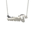 thumbnail image 4 of Collar Con Dije Del Nombre Diana Plata .925, 4 of 4