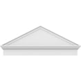 thumbnail image 3 of Ekena Millwork 44"W x 17-7/8"H x 2-3/4"P (Pitch 6/12) Peaked Cap Smooth Architectural Grade PVC Combination Pediment, 3 of 8