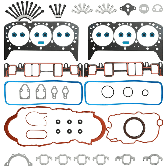 Engine Full Head Gasket Set Head w/Bolts Fit For Chevrolet Silverado 1500 GMC Savana 4.3L V6 1996-2006
