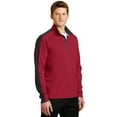 thumbnail image 4 of Sport-Tek Men's Sport-Wick Textured 1/4-Zip Pullover, 4 of 6