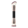 thumbnail image 6 of Double headed Makeup Brush Professional Slanted Flat Top Synthetic Kabuki Loose Powder Blush Eyeshadow Contour Concealer Blending Cosmetic Brush, 6 of 8