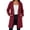 Wine, variant on Women's Zip up Hoodies Long Tunic Sweatshirts Oversized Casual Long Sleeve 2026 Fall Hoodie Jacket Coat Trendy Casual Tops Fashion Fall Outfits Jackets with Pockets QURATI L