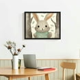 thumbnail image 2 of COMIO Woodland Animal Cute Rabbit for Home Office Decor 16x12in / 20x16in 16x12in, 2 of 4