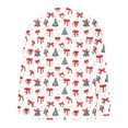thumbnail image 5 of Cárdigan informal de punto con estampado navideño para mujer, chaqueta con botones y abrigo para mujer, 5 of 5