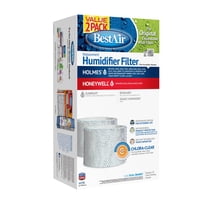 BestAir H75-2 Pack, Holmes Replacement, Paper Wick Humidifier Filter, 7.9" x 2.6" x 14"