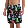 thumbnail image 2 of Goofa Disco Mirror Ball Snowman Printed Mens Swim Trunks Summer Quick Dry Short Beach Swimwear Bathing Suits-X-Large, 2 of 6