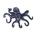 thumbnail image 5 of Rustic Dark Blue Cast Iron Octopus Hook 11", 5 of 5