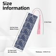 thumbnail image 3 of Kdxio Plant Print Metal Tassel Bookmarks,Perfect Gift for Art Lovers and Bookworms Metal Bookmarks for Women, 3 of 8