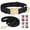 Black, variant on Didog Waterproof Durable Nylon Dog Collar and Matching Leash set Soft Padded Metal Buckle for Small/Medium/Large Breeds 8 Colors