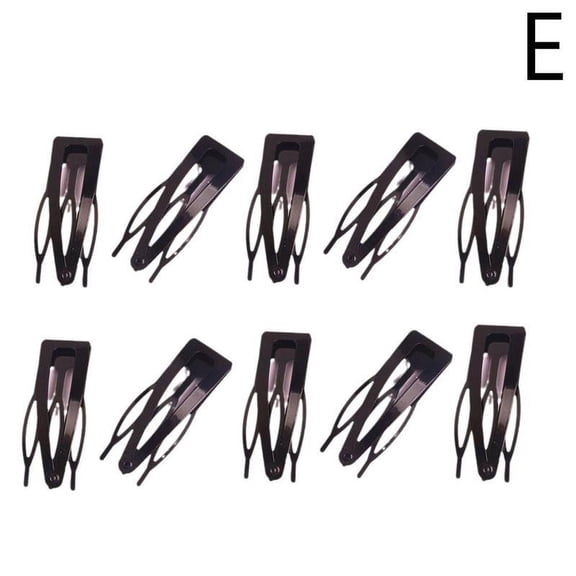 10pcs Metal Snap Hair Clips Updo Hair Pin Hair Organizer Click Accessories Hairpins L1B3 Headwear Hair Clack Women
