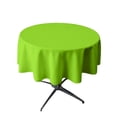 thumbnail image 4 of LA Linen TCpop51R-LimeP84 Polyester Poplin Tablecloth, Lime - 51 in. Round, 4 of 10
