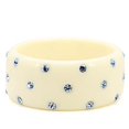 thumbnail image 1 of Alamode 9,5 Bracelet en Résine Femme LO1907-9.5 avec Cristal de Qualité Supérieure en Saphir Clair - Po., 1 of 1