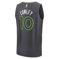 thumbnail image 3 of Men's Fanatics Mike Conley Charcoal Minnesota Timberwolves Fast Break Replica Player Jersey - Statement Edition, 3 of 3
