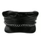 thumbnail image 1 of Gorra de repartidor de periódicos con cadena, gorra de panadero, boina con visera, repartidor de periódicos, panadero, estilo pescador, taxista violinista, capitán, sombrero marinero negro, 1 of 8