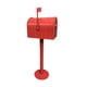thumbnail image 3 of Buzón de correo Buzón de sugerencias Buzón de hierro rojo Decoración Buzón de correos Porta periódicos Caja para exterior Puerta de entrada Oficina en, 3 of 8