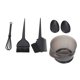 thumbnail image 1 of Kit de tinte para el cabello con tazón mezclador, brocha y protectores para los oídos para una aplicación precisa en casa o en el salón. Color negro., 1 of 5