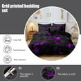 thumbnail image 5 of chaungfeng Geometric Black Queen Comforter Set,Light Honeycomb Bedding Set 3 Piece in A Bag,Bed Sheet Set Geometry Decor,Microfiber Lightweight All Season, 5 of 6