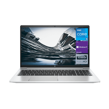 HP ProBook 450 G9 Business Laptop, 15.6“ FHD Display, Intel Core i5-1235U, 32GB RAM, 2TB SSD, Backlit KB, Webcam, HDMI, RJ-45, Wi-Fi 6, Windows 11 Pro, Silver