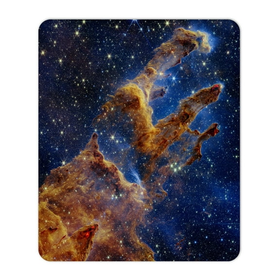 Webb Space Telescope Pillars of Creation Mouse Pad 1/4 Thick
