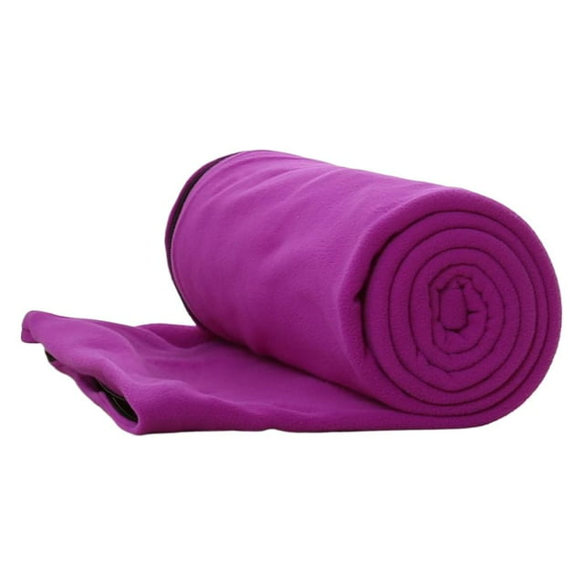 Portable Sleeping Bag Liner Microfiber Fleece Travel Sheet Sleep Sack Zippe