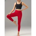 thumbnail image 4 of Pantalones de yoga de verano nuevos, mallas deportivas de cintura alta y cadera, pantalones de fitness de abdomen color piel de alta elasticidad, 4 of 5