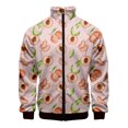 thumbnail image 3 of Chaqueta con estampado 3D de limón, melocotón y plátano para hombre, moda urbana, abrigo de manga larga de gran tamaño, chaquetas con cremallera de frutas de dibujos animados, ropa, 3 of 4