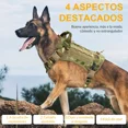 thumbnail image 3 of Pechera Arnés Táctica Con Correa Para Perro Mediano Y Grande, 3 of 8