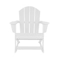 thumbnail image 6 of GARDEN Outdoor Adirondack Rocking Chairs for Patio (Set of 4), White, 6 of 7
