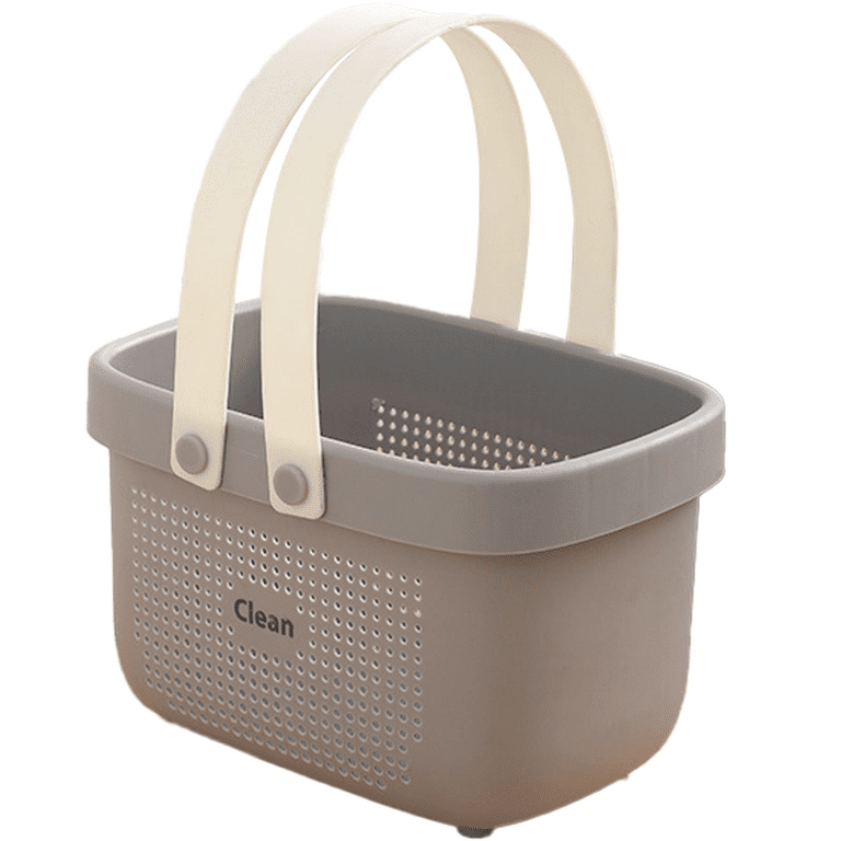 Large Capacity Portable Plastic Shower Caddy with Handle Shower Basket  Storage Basket for Dorm College Bathroom Cleaning Camping