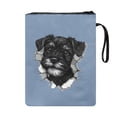 thumbnail image 2 of HELLHERO Polyester Fabric Book Sleeve Protector Pouch for Books Lovers Retro for Paperbacks Notebook Book Pocket, 11.42 x 8.66 Inch, Dog, 2 of 8