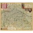 thumbnail image 2 of De Wit 29x26 Gold Ornate Wood Framed with Double Matting Museum Art Print Titled - Bavaria Region Germany - De Wit 1688, 2 of 4