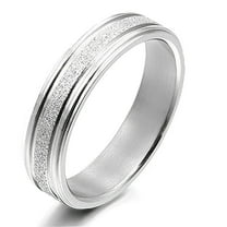 Gemini His or Her Anniversary Wedding Couple Titanium Rings width 4mm Valentine's Day Gift