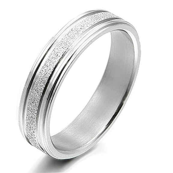 Gemini His or Her Anniversary Wedding Couple Titanium Rings width 4mm Valentine's Day Gift