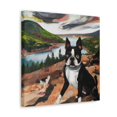 thumbnail image 5 of "Boston Terrier Regal Portrait" - Canvas, 5 of 25