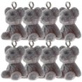 thumbnail image 3 of Bear Charms Resin DIY Bracelet Charms for Earrings 10Pcs Grey Hanging Pendants, 3 of 5