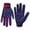 Navy Star, variant on Football Gloves for Youth and Adult Men ,Sticky Adhesive Palms Receiver Gloves ,Grip Boost Flag Football Accessories Gifts for Family and Friends