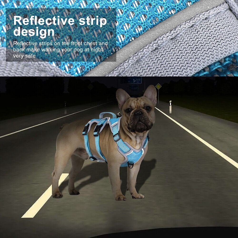 Pet Artist Reflective No Pull Dog Harness Breathable Mesh Padded Pet Vest Adjustable S/M/L