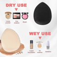 thumbnail image 3 of Finger Powder Puff 12 Pcs Makeup Puff Mini Powder Puff Wet Dry Makeup Tool For Foundation Concealer Cosmetic, 3 of 5