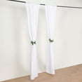 thumbnail image 3 of Efavormart 2 Pack | White Polyester Drapery Panels With Rod Pockets, Photography Backdrop Curtains, 5ftx8ft - 130 GSM, 3 of 11